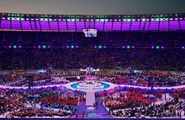 Magistral ceremonia inaugural del Mundial de Olimpiadas Especiales ayer en  Berlín. AFP