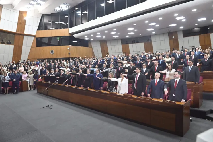 Acto de juramento de la Cámara de Diputados, para dar inicio al periodo legislativo 2023-2028.