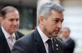 Mario Abdo Benitez, expresidente de la República. EFE/EPA/JULIEN WARNAND