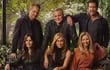 Matthew Perry, Matt LeBlanc, David Schwimmer, Courteney Cox, Jennifer Aniston y Lisa Kudrow durante el especial televisivo "Frends: The Reunion", en 2021.