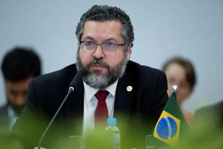 El ministro de Relaciones Exteriores de Brasil, Ernesto Araújo,