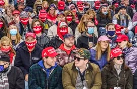 Partidarios de Trump en Pensilvania, 31 de octubre de 2020 (Foto: Mark Peterson).
