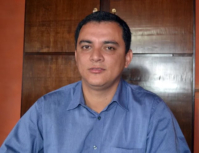 Diego Riveros (PLRA), candidato para Caacupé.