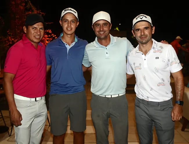 Andrés Romero, Erich Fortlage, Rafael Echenique y Fabrizio Zanotti.