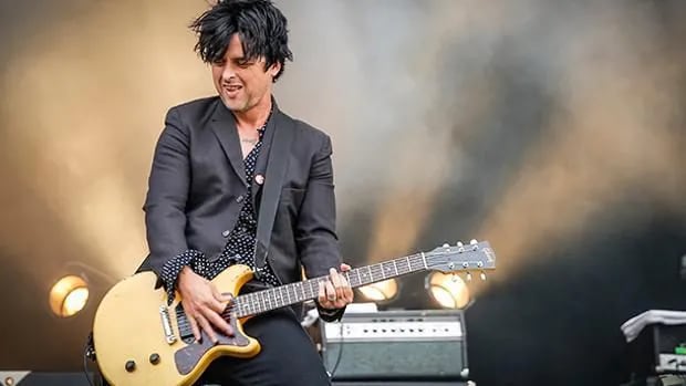 Billy Joe Armstrong, cantante y guitarrista de la agrupación estadounidense Green Day. La banda responsable de éxitos como "Basket Case" y "American Idiot" estará en el Rock in Río.