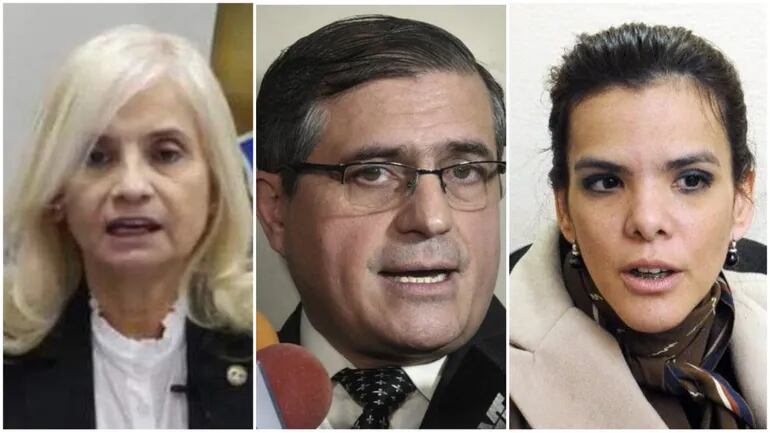 Zully Rolón (Senad), René Fernández (Senac) y Claudia Criscioni (Jueza), los convocados hoy por la CBI.