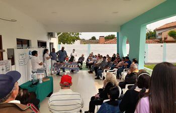 En el local de la USF del barrio Obrero de Pilar, se conformó en la fecha el club de apoyo a pacientes oncológicos.