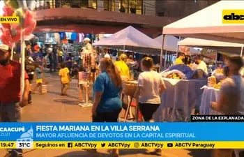 Caacupé 2021: Se vive la gran fiesta en la Villa Serrana