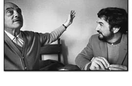 Luis Buñuel y Jean-Claude Carrière en Toledo, España, 1969.