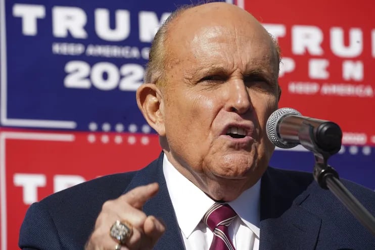 Rudy Giuliani, abogado personal del expresidente Donald Trump.