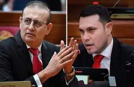 Erico Galeano y Hernán Rivas votaron el pasado 4 de abril por la devolución de sus fueros.