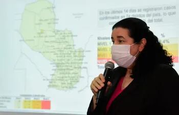 Sandra Irala, de Vigilancia de la Salud