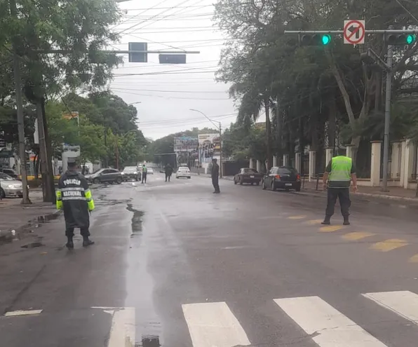 La avenida Mariscal López estará nuevamente bloqueada mañana por la manifestación de personal de blanco en inmediaciones de Mburuvicha Róga.