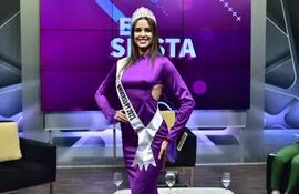 Elicena Andrada Orrego vive el sueño de ser Miss Universo Paraguay.