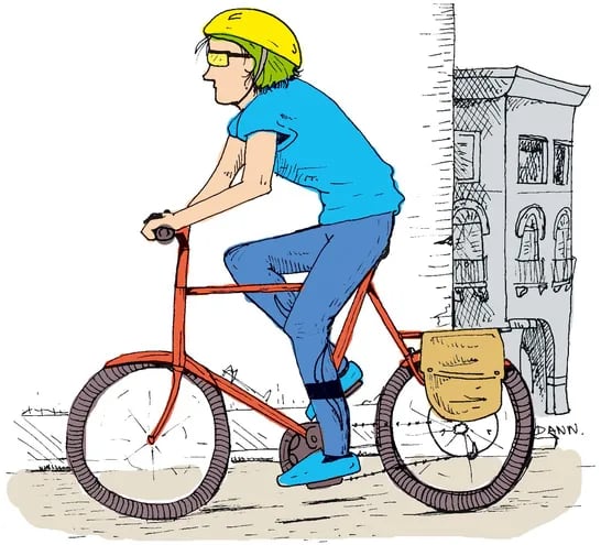 Primer plano de un atractivo hombre adulto guapo mecánico de bicicletas  inflando la rueda de la bicicleta día mundial de la bicicleta
