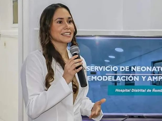 Doctora Gilda Lezcano jefa de neonatología del Hospital de Ñemby