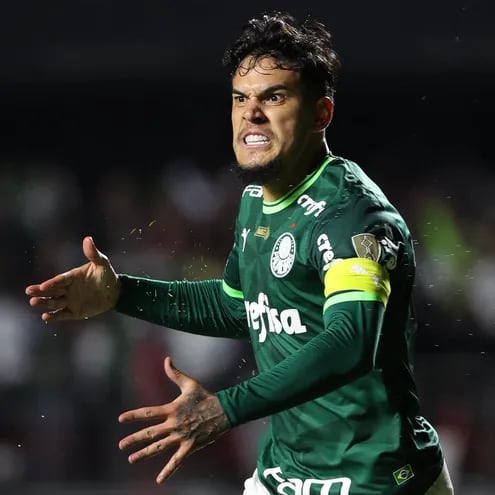 Gustavo Gómez, capitán goleador del Palmeiras.