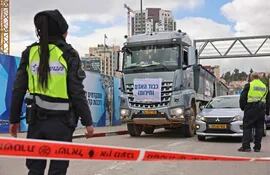 Vehículos israelíes toman parte de las manifestaciones contra las restricciones sanitarias, similares a la surgida en Canadá.