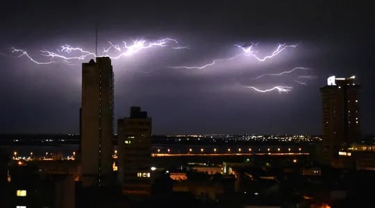 Imagen referencial de tormenta eléctrica.