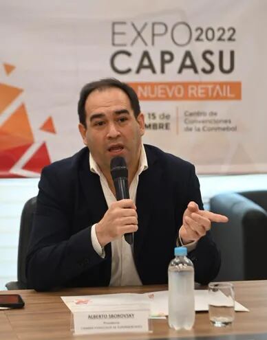Alberto Sborovsky, titular de la Cámara Paraguaya de Supermercados (Capasu).
