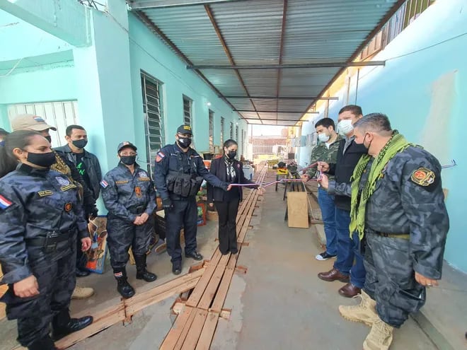Inauguración de mejoras en la Penitenciaría Regional de Pedro Juan Caballero
