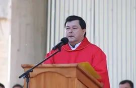 El cura párroco de la parroquia San Vicente de Paul de Independencia, Guairá, Pbro. Isidoro Ortiz.