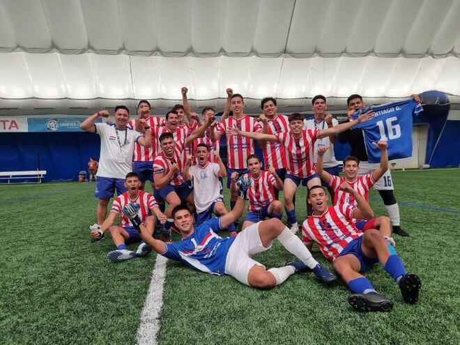 Los paraguayos festejan su pase histórico a la final del Special Olympics Unified Cup, en EE.UU.