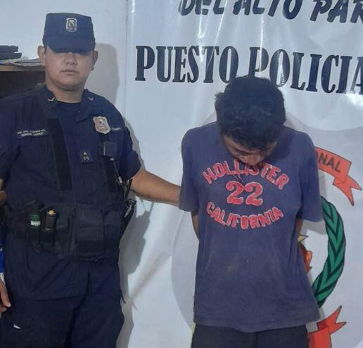 Marcos Caballero Larramendia fue reducido por su víctima y luego entregado a la Policía Nacional.
