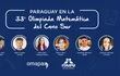 Paraguay ya cuenta con el seleccionado que competirá en la 33° Olimpiada Matemática del Cono Sur.