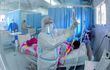 Las camas de UTI del Hospital Integrado Respiratorio registran 100% de ocupación constantemente.