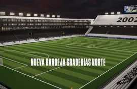 El nuevo estadio Osvaldo Domínguez Dibb.