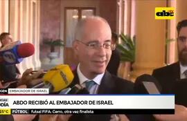 Abdo recibió al embajador de Israel