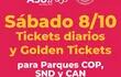 Tickets y Golden Tickets agotados para la octava jornada de los juegos sudamericanos