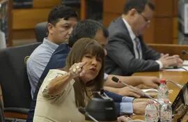 La diputada Celeste Amarilla  (PLRA) una vez más apuntó a Horacio Cartes, de estar  detrás  de amenazas en su contra.