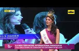 Nos visita Caia Cibils Daher, Miss Model Internacional Paraguay