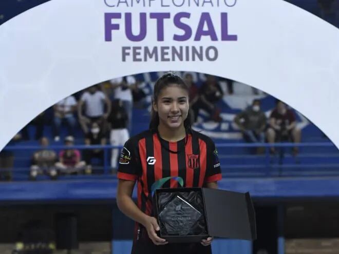 Cyndi Ramos fue la máxima goleadora de la Liga Femenina 2021 de Futsal FIFA con 20 tantos.