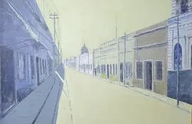 Esperanza Gill: Vista de Asunción de principios del siglo XX. Calles Palma y 14 de Mayo (1980).