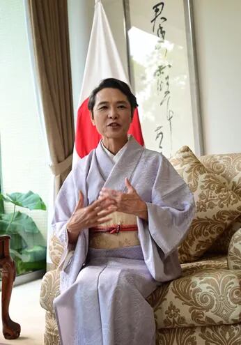 Embajadora de Japón, Nakatani Yoshie.