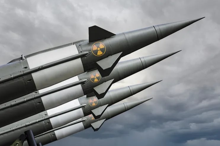 Imagen ilustrativa de armas nucleares.