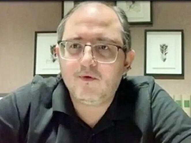 Captura de la videollamada con el abogado Ricardo Preda, anoche en el programa Expediente Abierto de ABC TV.