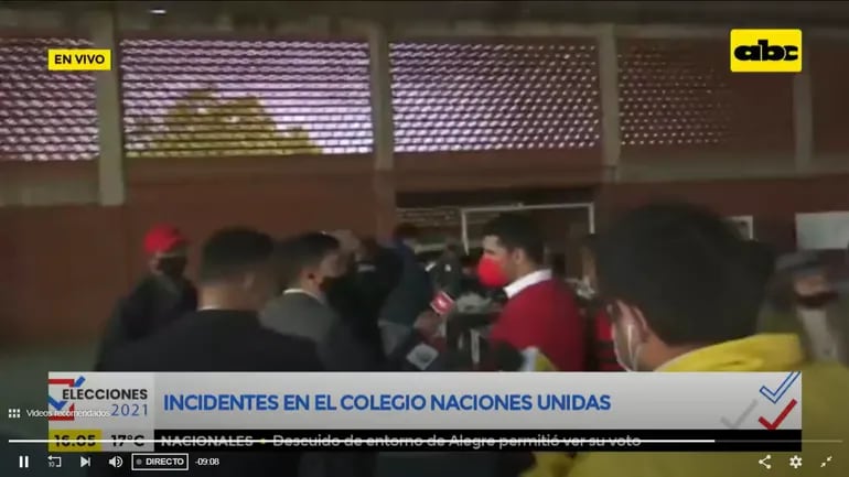 El actual intendente de Asunción se desmarcó de los incidentes indicando que fueron electores independientes los que realizaron las hurras y no sus adherentes.