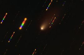 El Observatorio de la Europeo habría captado imágenes de un cometa puro, sin alteraciones. (EFE)