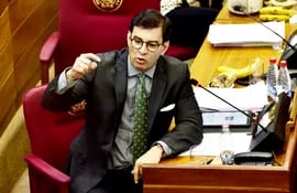 Silvio Ovelar (ANR-Añetete), presidente de la comisión de Hacienda y Presupuesto de la Cámara de Senadores, fundamentó ayer por la aprobación de los préstamos para la ANDE.