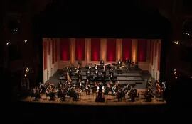 La Orquesta Sinfónica Nacional en el Teatro Colón.