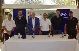 Ricardo Corvalán, Esteban Isasi, Eduardo Gross Brown, José Bogarín, Diego Aguayo y Rubén Fernández.