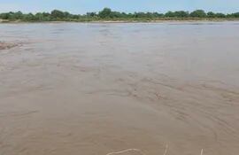 La Comisión del Pilcomayo sobrevoló la zona del río para verificar el ingreso de las aguas.