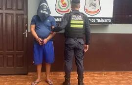 Ricardo Ariel Duarte Vera quedó detenido en la Dirección de Policía de Alto Paraná.