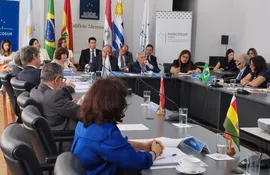 La Comisión de Representantes Permanentes del Mercosur se reunió por primera vez en el año bajo la presidencia de Paraguay.