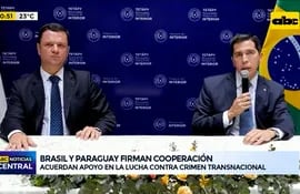 Brasil y Paraguay firman cooperación contra el crimen organizado