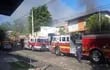 incendio de un taller mecánico en el barrio Ciudad Nueva